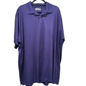 Bermuda Sands Navy Blue Polo Shirt 3XL Mens Short Sleeve Lightweight